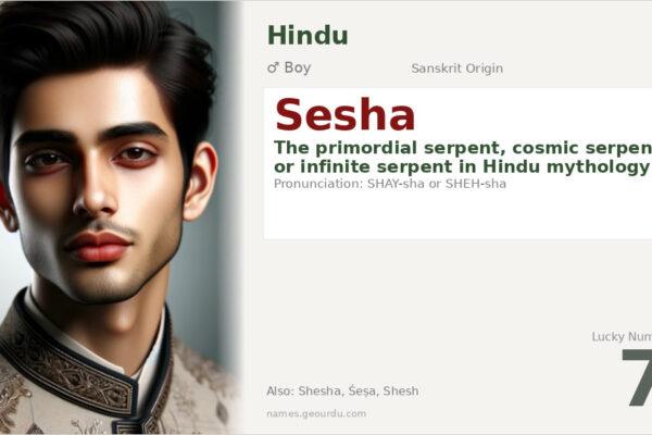 Sesha Name Meaning — Sanskrit Origin, Hindu Mythology & Details (2025)