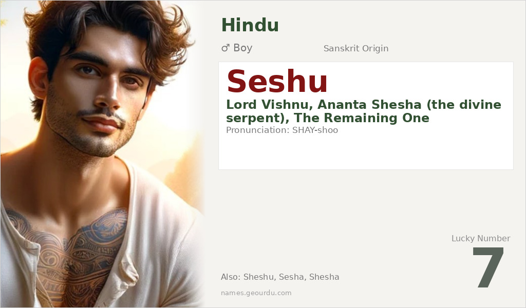 Seshu Name Meaning and Details