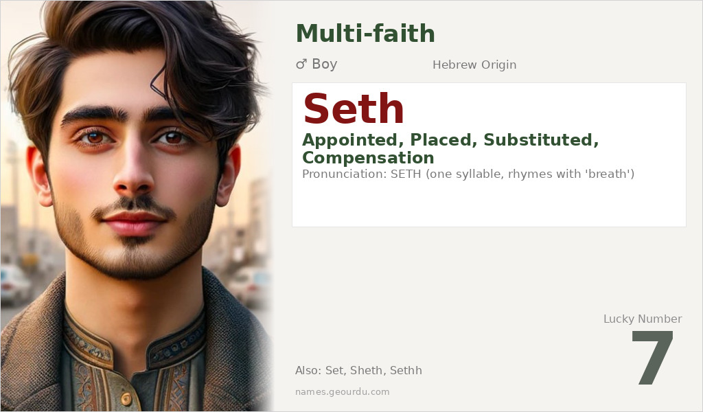 Seth Name Meaning and Details