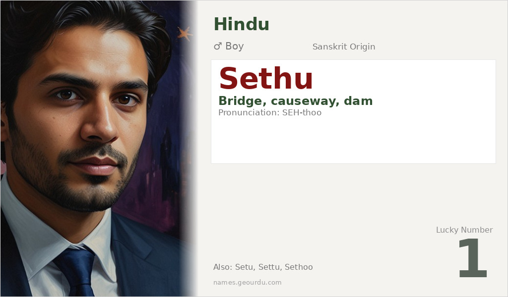 Sethu Name Meaning and Details