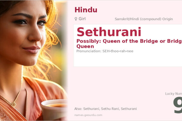 Sethurani Name Meaning — Origin, Gender & Details (2025)