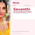 Sevanthi Name Meaning and Details