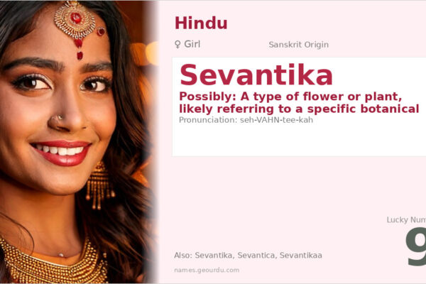 Sevantika Name Meaning — Origin, Gender & Details (2025)