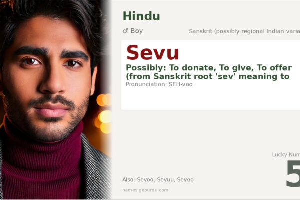 Sevu Name Meaning — Origin, Gender & Details (2025)