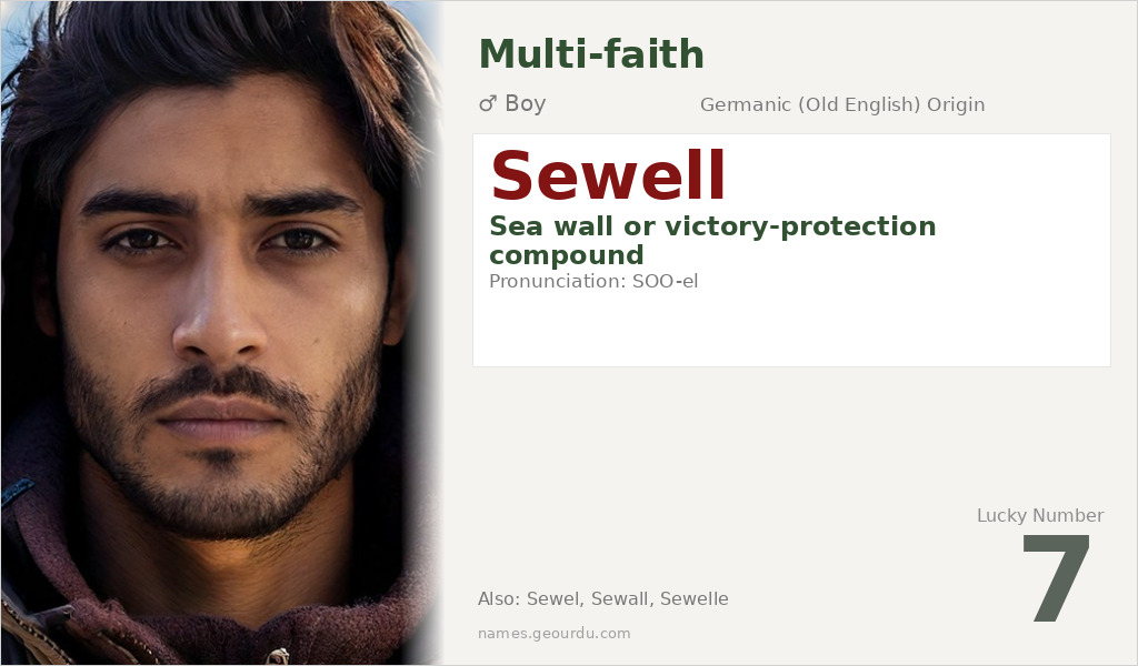 Sewell Name Meaning and Details