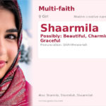 Shaarmila Name Meaning and Details