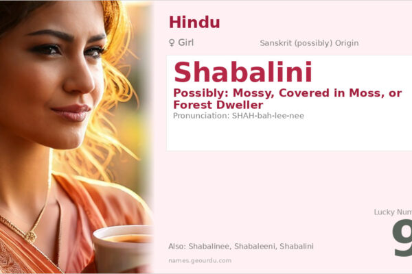 Shabalini Name Meaning — Origin, Gender & Details (2025)