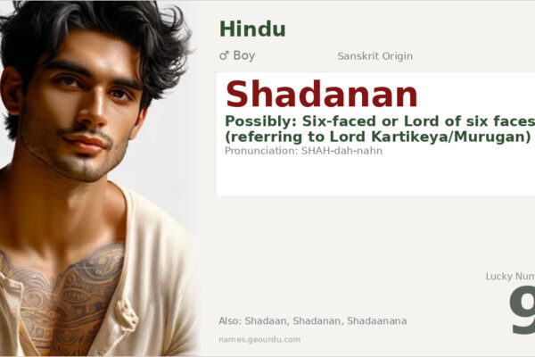 Shadanan Meaning — Sanskrit Origin, Hindu Boy Name & Details (2025)