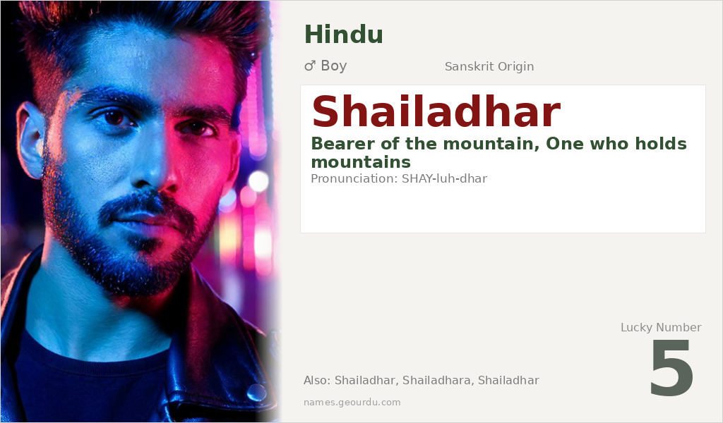 Shailadhar Name Meaning and Details