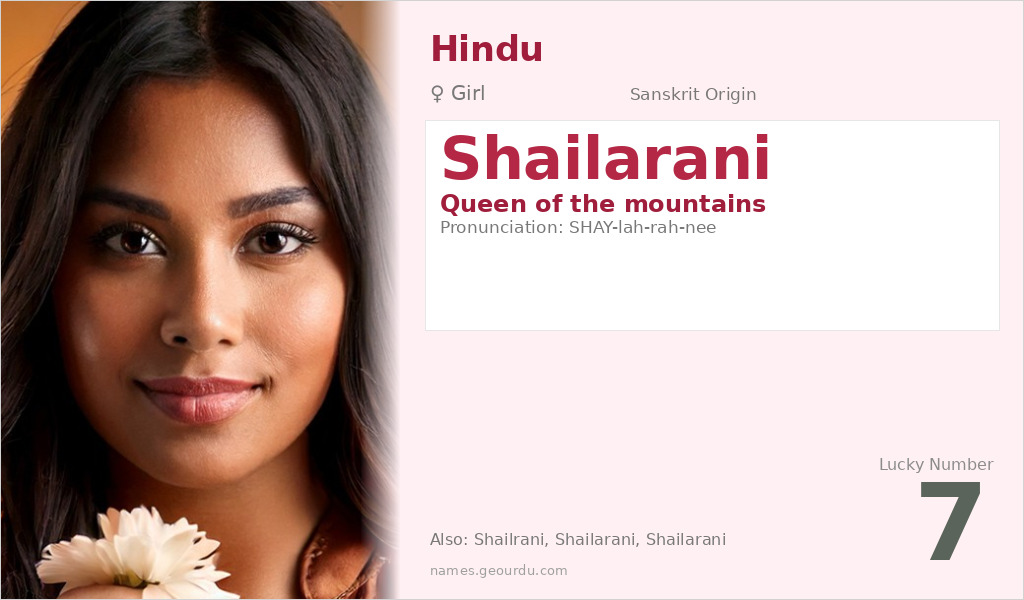 Shailarani Name Meaning and Details