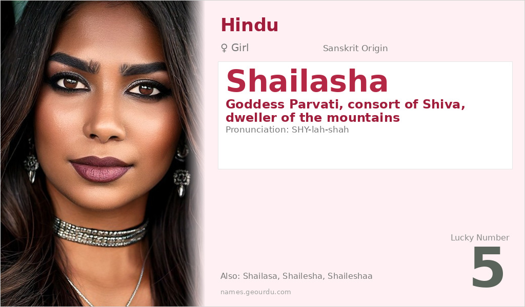 Shailasha Name Meaning and Details