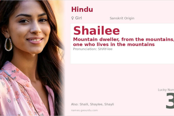 Shailee Name Meaning — Sanskrit Origin, Girl Name & Details (2025)