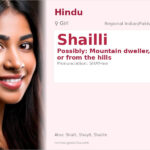 Shailli Name Meaning and Details