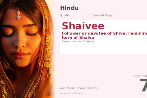 Shaivee Name Meaning — Sanskrit Origin, Girl Name & Shiva Devotion (2025)