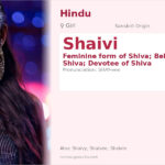 Shaivi Name Meaning and Details