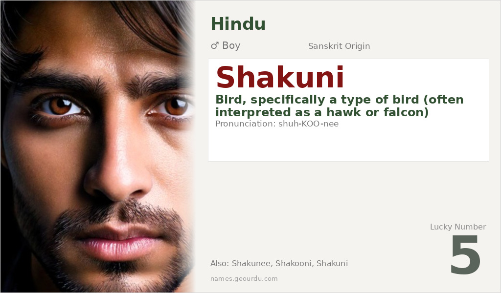 Shakuni Name Meaning and Details