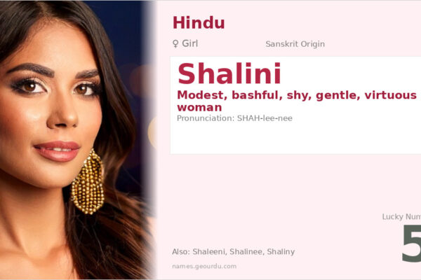 Shalini Name Meaning — Sanskrit Origin, Girl Name & Details (2025)