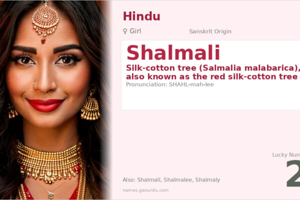 Shalmali Name Meaning — Sanskrit Origin, Girl Name & Details (2025)