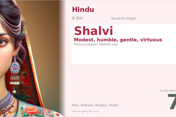 Shalvi Name Meaning — Sanskrit Origin, Girl Name & Details (2025)