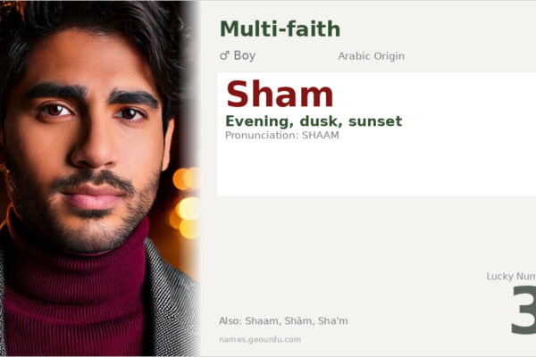 Sham Name Meaning — Arabic Origin, Boy Name & Cultural Significance (2025)
