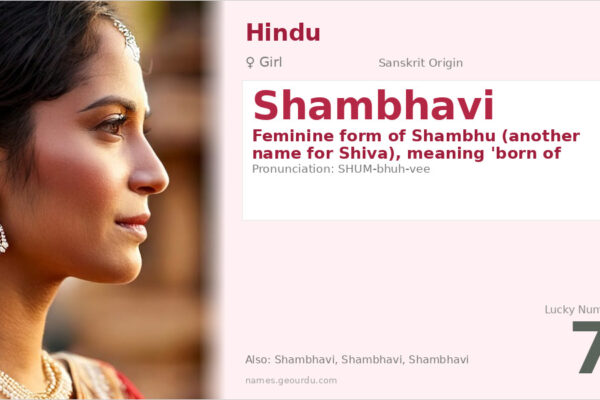 Shambhavi Name Meaning — Sanskrit Origin, Girl Name & Details (2025)