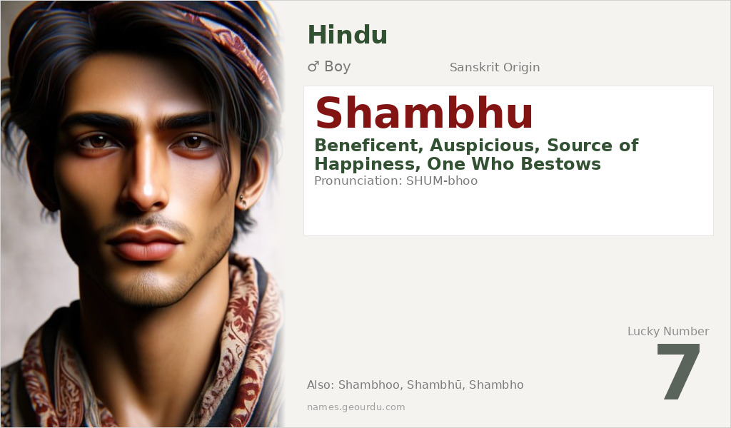 Shambhu Name Meaning and Details