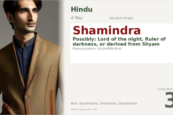 Shamindra Name Meaning — Sanskrit Origin, Boy Name & Details (2025)