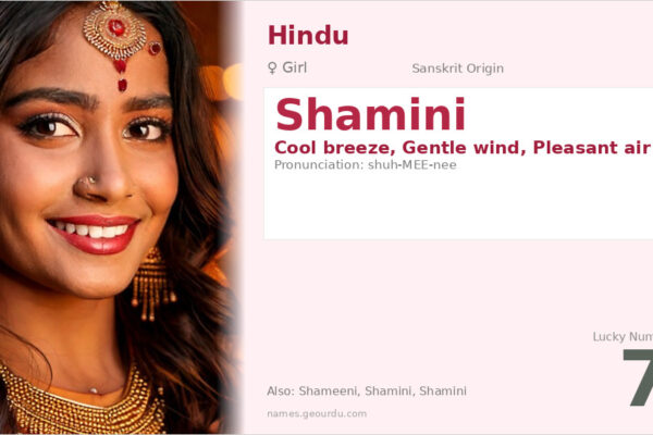 Shamini Name Meaning — Sanskrit Origin, Girl Name & Details (2025)