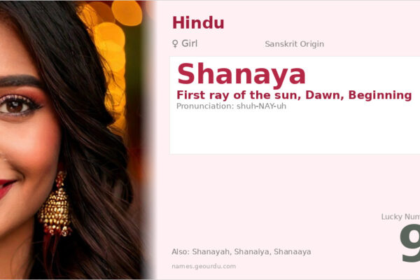 Shanaya Name Meaning — Sanskrit Origin, Girl Name & Details (2025)
