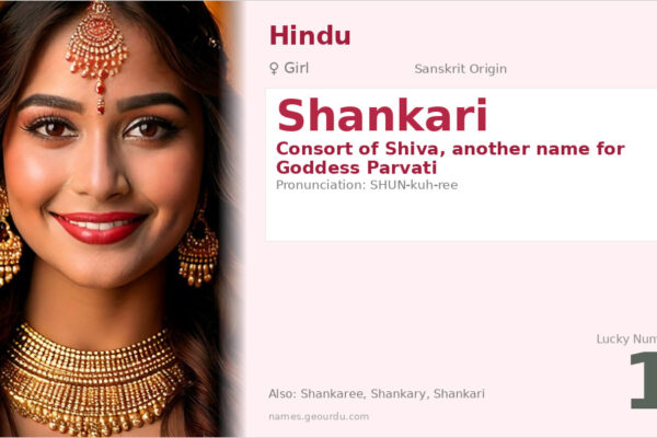 Shankari Name Meaning — Origin, Gender & Details (2025)