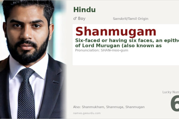Shanmugam Name Meaning — Origin, Gender & Details (2025)