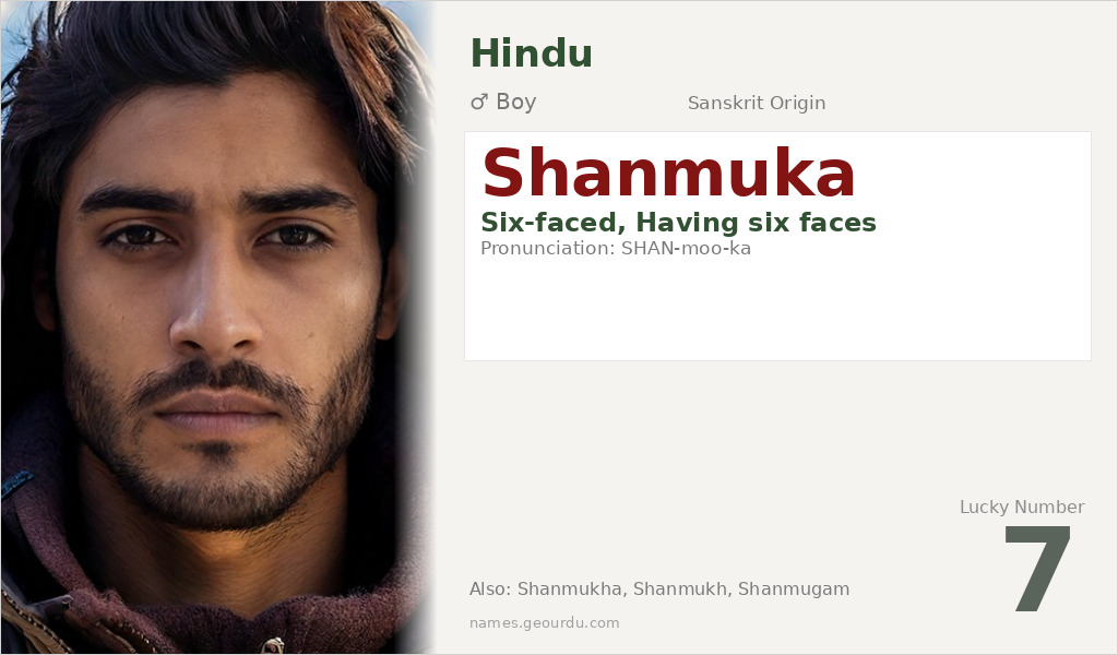 Shanmuka Name Meaning and Details