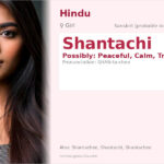 Shantachi Name Meaning and Details