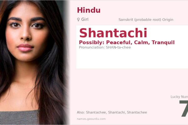 Shantachi Meaning — Origin, Gender & Details (2025)