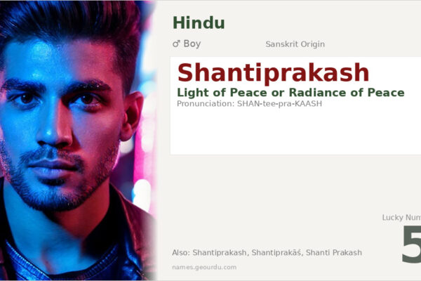 Shantiprakash Meaning — Sanskrit Origin, Boy Name & Details (2025)