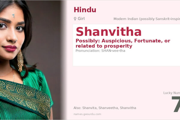 Shanvitha Name Meaning — Origin, Gender & Details (2025)