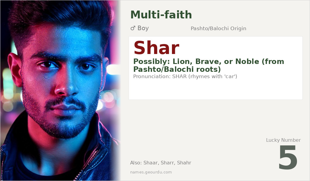 Shar Name Meaning and Details