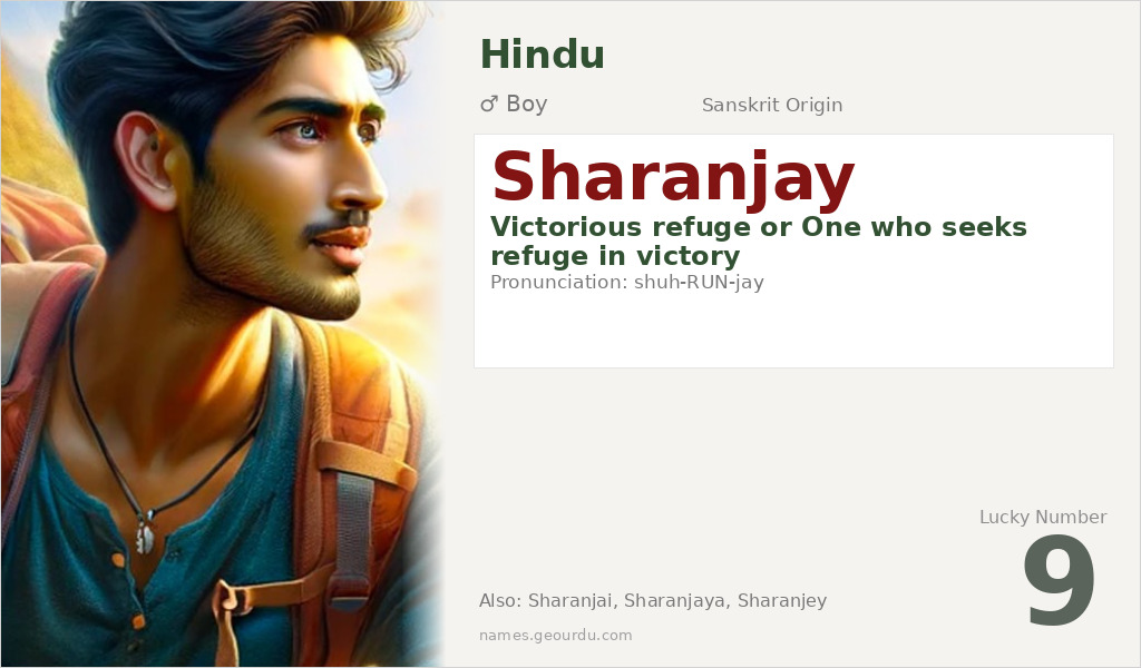 Sharanjay Name Meaning and Details