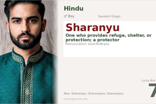Sharanyu Name Meaning — Sanskrit Origin, Boy Name & Details (2025)