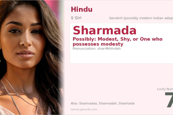 Sharmada Name Meaning — Origin, Gender & Details (2025)