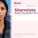 Sharmista Name Meaning and Details