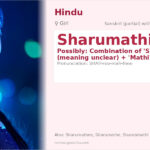 Sharumathi Name Meaning and Details