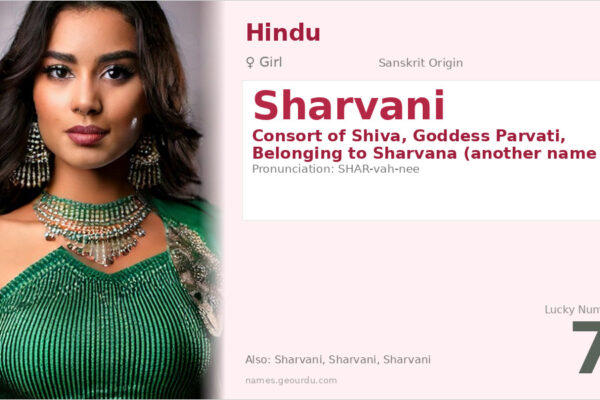 Sharvani Name Meaning — Sanskrit Origin, Goddess Parvati & Details (2025)