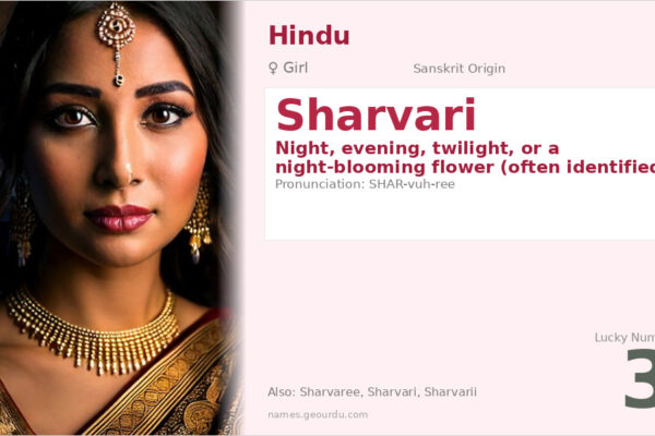 Sharvari Name Meaning — Sanskrit Origin, Girl Name & Details (2025)