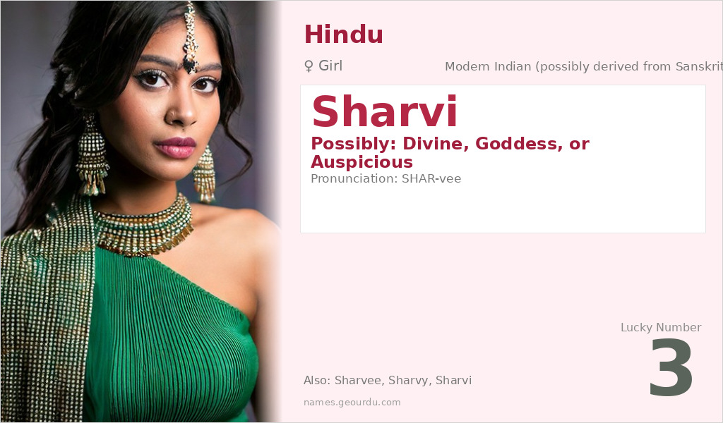 Sharvi Name Meaning and Details