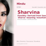 Sharvina Name Meaning and Details