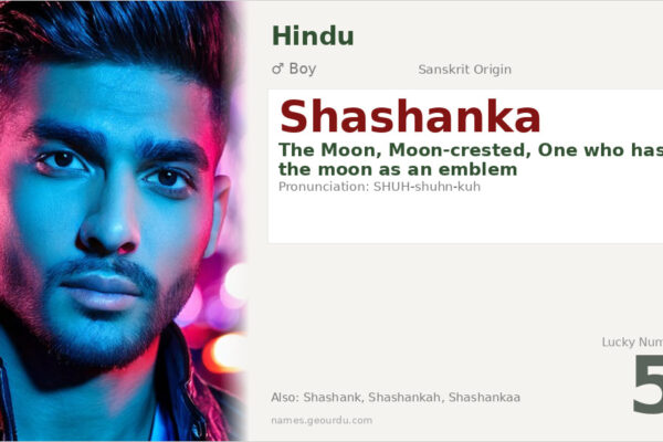 Shashanka Name Meaning — Sanskrit Origin, Moon Symbolism & History (2025)