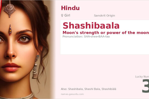 Shashibaala Meaning — Sanskrit Origin, Girl Name & Details (2025)