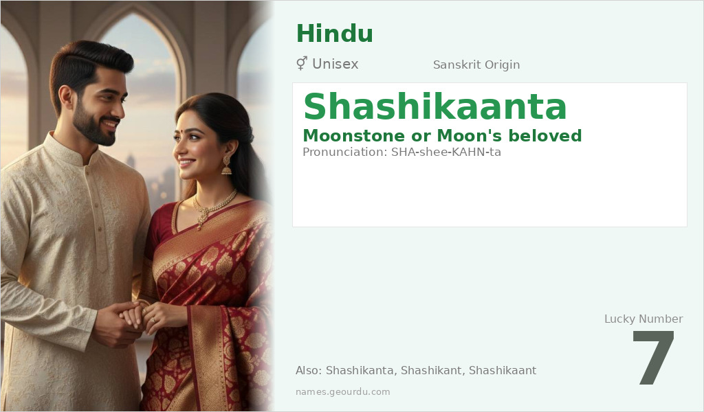 Shashikaanta Name Meaning and Details