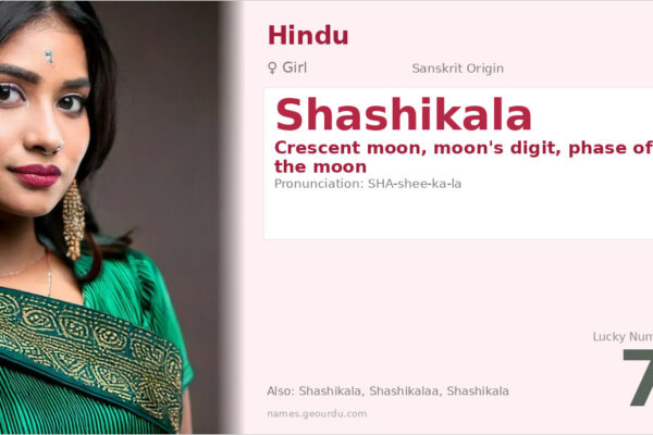 Shashikala Name Meaning — Sanskrit Origin, Girl Name & Details (2025)